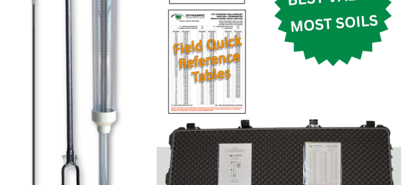 Dynamic Monitors Standard Permeameter Kit, with Pask Permeameter, Auger, wire brush. Soil Testing Equipment.